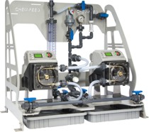 Chem-Feed Dual Peristaltic Pump Skid
